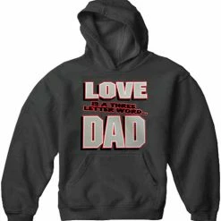 Bewild Love Is A Three Letter Word "Dad" Adult Hoodie Positive Reinforcement 17 Bewild Love Is A Three Letter Word