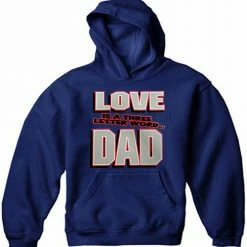 Bewild Love Is A Three Letter Word "Dad" Adult Hoodie Positive Reinforcement 19 Bewild Love Is A Three Letter Word