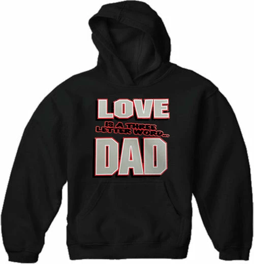 Bewild Love Is A Three Letter Word "Dad" Adult Hoodie Positive Reinforcement 13 Bewild Love Is A Three Letter Word "Dad" Adult Hoodie Positive Reinforcement