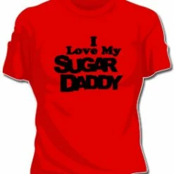 Bewild Positive Reinforcement Love My Sugar Daddy Girls T-Shirt
