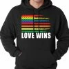 Bewild Love Wins - Gay Marriage Equality Adult Hoodie Positive Reinforcement