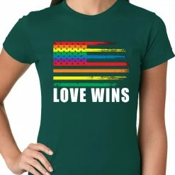 Bewild Love Wins - Gay Marriage Equality Ladies T-shirt 14 Bewild Love Wins - Gay Marriage Equality Ladies T-shirt