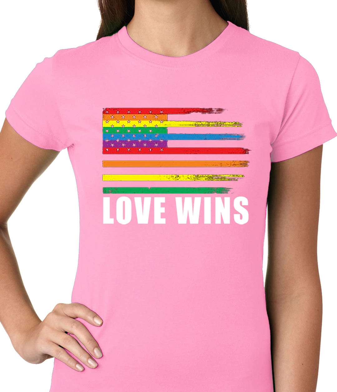 Bewild Love Wins - Gay Marriage Equality Ladies T-shirt 9 Bewild Love Wins - Gay Marriage Equality Ladies T-shirt