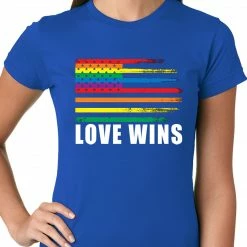 Bewild Love Wins - Gay Marriage Equality Ladies T-shirt 20 Bewild Love Wins - Gay Marriage Equality Ladies T-shirt