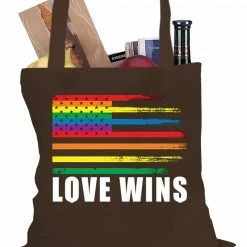 Bewild Love Wins - Gay Marriage Equality Tote Bag Positive Reinforcement