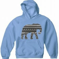 Bewild Lucky Aztec Elephant Adult Hoodie