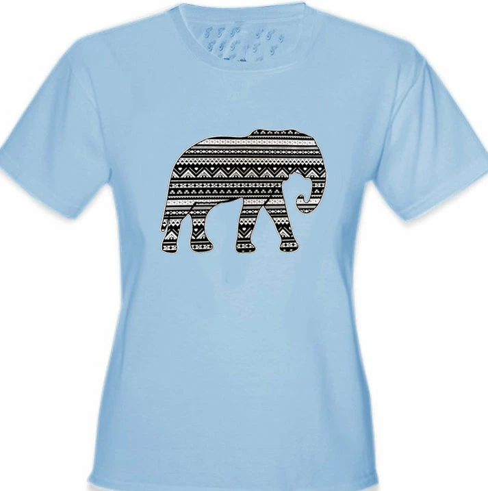 Bewild Lucky Aztec Elephant Girl's T-Shirt 5 Bewild Lucky Aztec Elephant Girl's T-Shirt