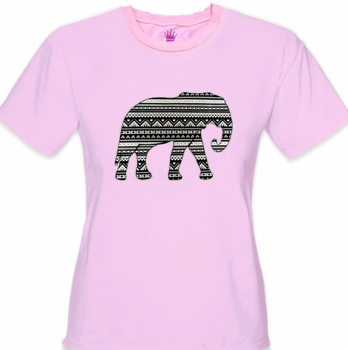Bewild Lucky Aztec Elephant Girl's T-Shirt 6 Bewild Lucky Aztec Elephant Girl's T-Shirt