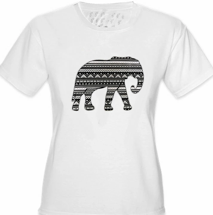 Bewild Lucky Aztec Elephant Girl's T-Shirt 8 Bewild Lucky Aztec Elephant Girl's T-Shirt
