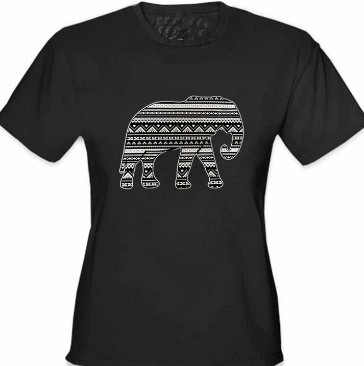 Bewild Lucky Aztec Elephant Girl's T-Shirt 4 Bewild Lucky Aztec Elephant Girl's T-Shirt