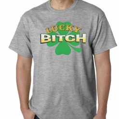 Bewild St.Patricks Day Lucky B*tch Irish Shamrock Mens T-shirt 17 Bewild St.Patricks Day Lucky B*tch Irish Shamrock Mens T-shirt