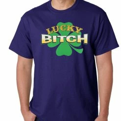 Bewild St.Patricks Day Lucky B*tch Irish Shamrock Mens T-shirt 21 Bewild St.Patricks Day Lucky B*tch Irish Shamrock Mens T-shirt