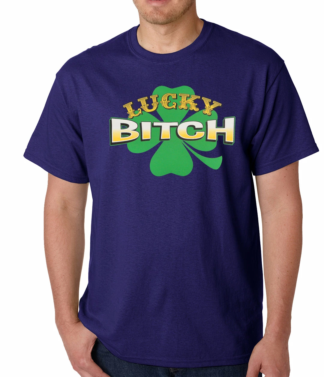 Bewild St.Patricks Day Lucky B*tch Irish Shamrock Mens T-shirt 11 Bewild St.Patricks Day Lucky B*tch Irish Shamrock Mens T-shirt