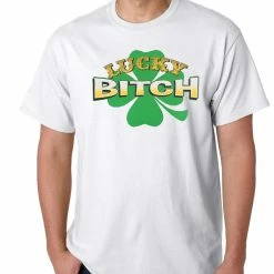 Bewild St.Patricks Day Lucky B*tch Irish Shamrock Mens T-shirt 23 Bewild St.Patricks Day Lucky B*tch Irish Shamrock Mens T-shirt