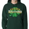 Bewild Lucky Bastard Irish Shamrock Hoodie St.Patricks Day
