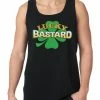 Bewild St.Patricks Day Lucky Bastard Irish Shamrock Tanktop 1 Bewild St.Patricks Day Lucky Bastard Irish Shamrock Tanktop