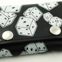 Bewild Lucky Dice Genuine Leather Chain Wallet