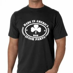 Bewild Made In America With Irish Parts Men's T-Shirt