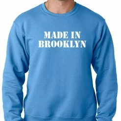 Bewild Cool Funny & Offensive Made In Brooklyn Adult Crewneck