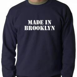Bewild Cool Funny & Offensive Made In Brooklyn Adult Crewneck