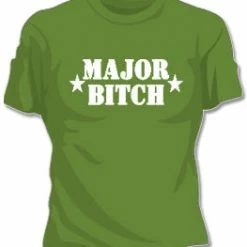 Bewild Major Bitch Girls T-Shirt Cool Funny & Offensive