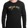 Bewild Major Key To Succes Emoji Key Thermal Shirt Cool Funny & Offensive