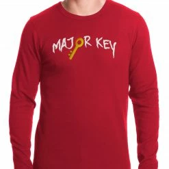 Bewild Major Key To Succes Emoji Key Thermal Shirt Cool Funny & Offensive