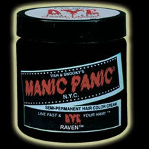 Bewild Manic Panic Hair Dye - Raven Black Hair Color