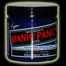 Bewild Manic Panic Rockabilly Blue Hair Dye