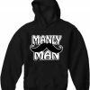 Bewild Cool Funny & Offensive Manly Man Mustache Adult Hoodie