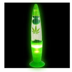 Bewild Lava Lamps & Lighting Marijuana Pot Leaf Lava Motion Lamp