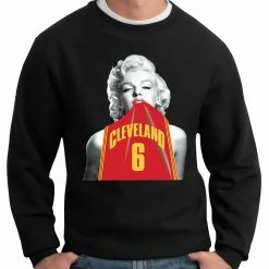 Bewild Marilyn Basketball Jersey #6 Crewneck Sweatshirt