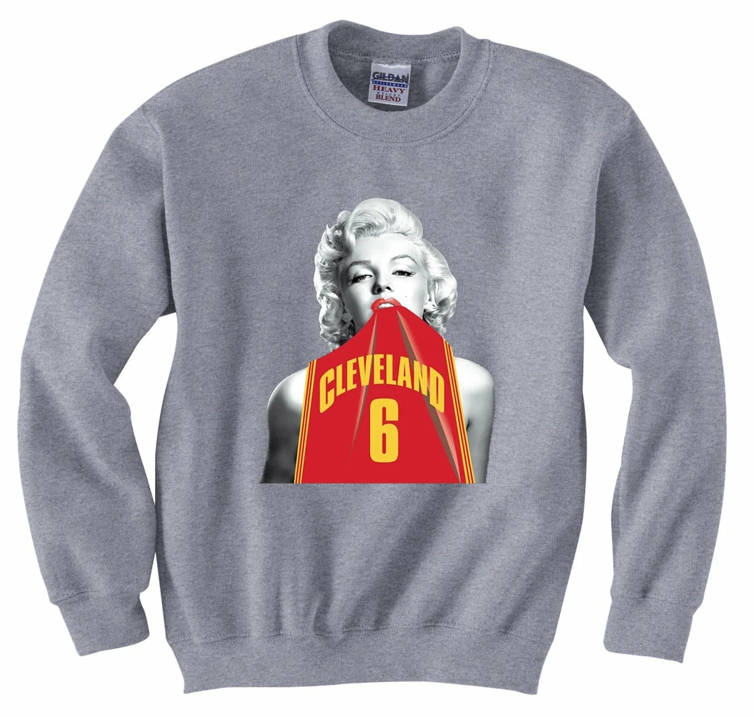 Bewild Marilyn Basketball Jersey #6 Crewneck Sweatshirt 7 Bewild Marilyn Basketball Jersey #6 Crewneck Sweatshirt