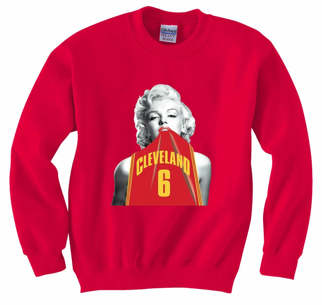 Bewild Marilyn Basketball Jersey #6 Crewneck Sweatshirt 9 Bewild Marilyn Basketball Jersey #6 Crewneck Sweatshirt