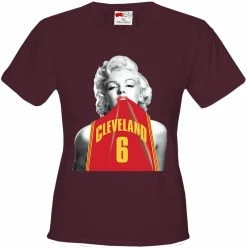 Bewild Sport Inspiration Marilyn Basketball Jersey #6 Girl's T-Shirt