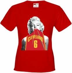 Bewild Sport Inspiration Marilyn Basketball Jersey #6 Girl's T-Shirt