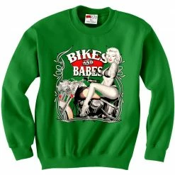Bewild Biker Style Marilyn Monroe Bikes And Babes Crewneck Sweatshirt 12 Bewild Biker Style Marilyn Monroe Bikes And Babes Crewneck Sweatshirt