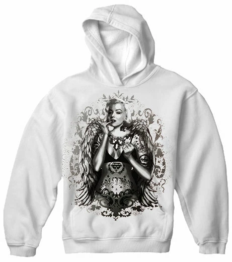 Bewild Cool Funny & Offensive Marilyn Monroe Hollywood Tattoo Adult Hoodie 9 Bewild Cool Funny & Offensive Marilyn Monroe Hollywood Tattoo Adult Hoodie