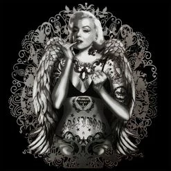 Bewild Cool Funny & Offensive Marilyn Monroe Hollywood Tattoo Adult Hoodie 24 Bewild Cool Funny & Offensive Marilyn Monroe Hollywood Tattoo Adult Hoodie