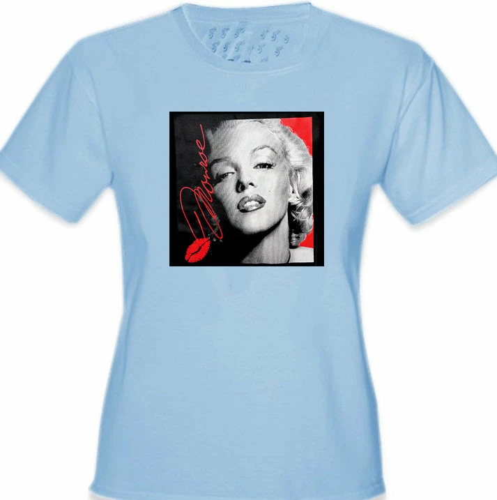 Bewild Cool Funny & Offensive Marilyn Monroe Lipstick Classic Celebrity Girl's T-Shirt 5 Bewild Cool Funny & Offensive Marilyn Monroe Lipstick Classic Celebrity Girl's T-Shirt