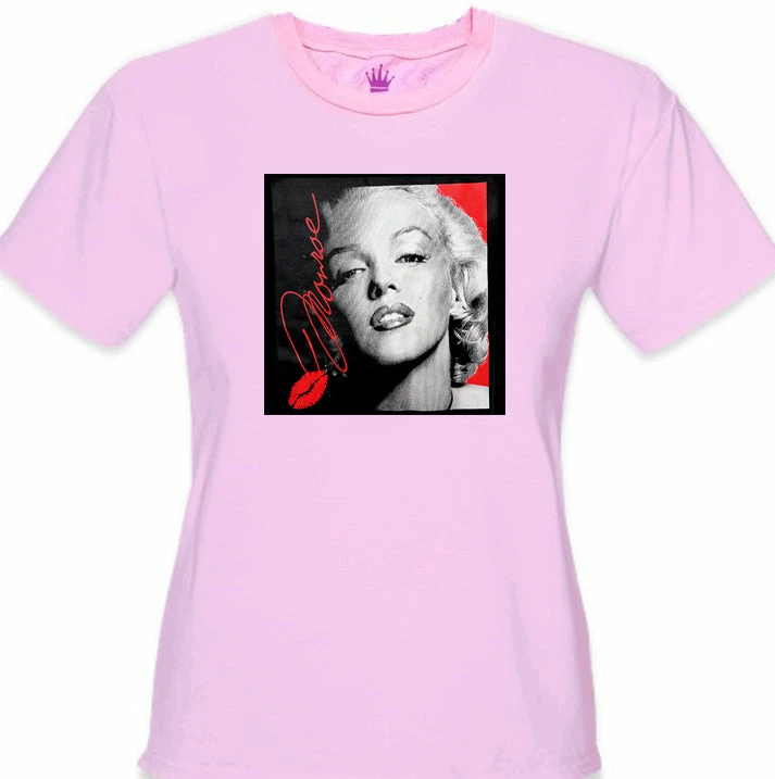 Bewild Cool Funny & Offensive Marilyn Monroe Lipstick Classic Celebrity Girl's T-Shirt 6 Bewild Cool Funny & Offensive Marilyn Monroe Lipstick Classic Celebrity Girl's T-Shirt