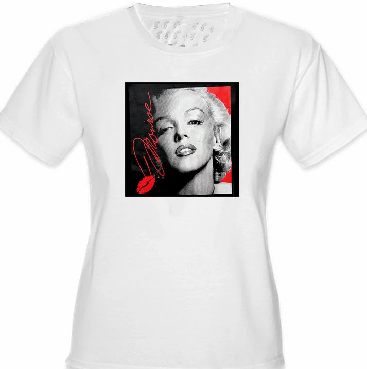 Bewild Cool Funny & Offensive Marilyn Monroe Lipstick Classic Celebrity Girl's T-Shirt 8 Bewild Cool Funny & Offensive Marilyn Monroe Lipstick Classic Celebrity Girl's T-Shirt