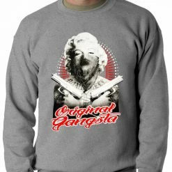 Bewild Cool Funny & Offensive Marilyn Monroe "Original Gangster" Crewneck
