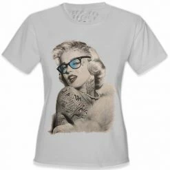 Bewild Marilyn Monroe Retro Tattoo Girl's T-Shirt