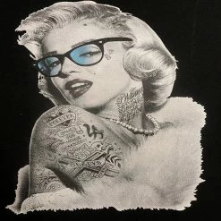 Bewild Marilyn Monroe Retro Tattoo Girl's T-Shirt