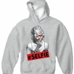 Bewild Marilyn Monroe #SELFIE Adult Hoodie