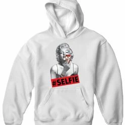 Bewild Marilyn Monroe #SELFIE Adult Hoodie