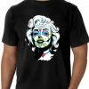 Bewild Marilyn Monroe Sugar Skull Face Men's T-Shirt Cool Funny & Offensive 2 Bewild Marilyn Monroe Sugar Skull Face Men's T-Shirt Cool Funny & Offensive