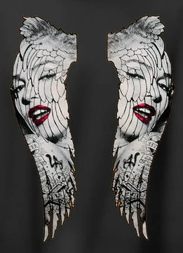 Bewild Marilyn Monroe Wings Men's T-Shirt Cool Funny & Offensive 4 Bewild Marilyn Monroe Wings Men's T-Shirt Cool Funny & Offensive