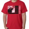 Bewild Martin Luther King Jr Dream Mens T-shirt (Red)